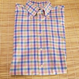 Scott Barber Plaid Casual Button Down